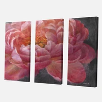 Vivid Pink Peonies I Canvas Wall Art