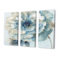 Indigold Watercolor Flower II  Canvas Wall Art Print