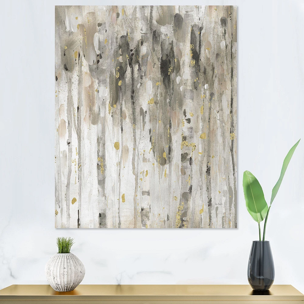 The Modern Grey Forest IV  Wall Art