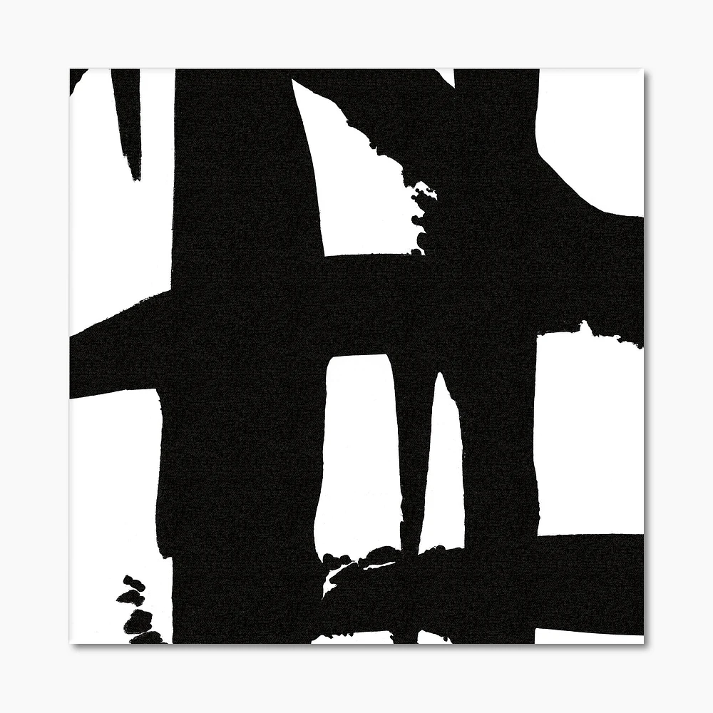 Black & White Crossing Paths II Wall Art