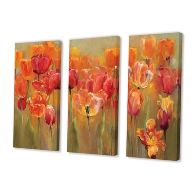 Red Tulips 3 Canvas Wall Art