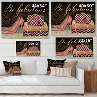 Gold Fabulous Life Style III  FrenchWall Art