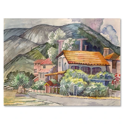 Greek Landscape off The Coast of Aegean Sea  Wall Art