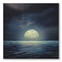 Toile « Super Moon Over The Sea II