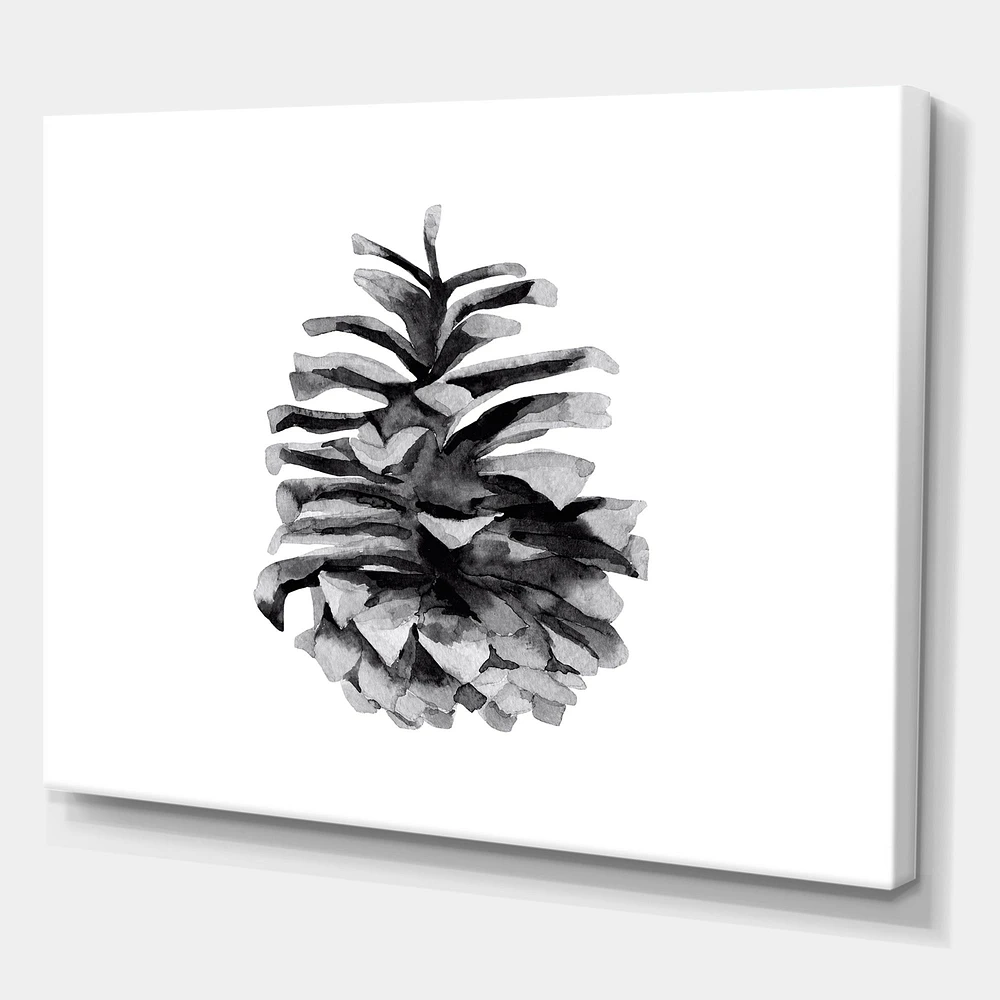 Toile « Conifer Cone Monochrome