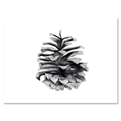 Conifer Cone Monochrome Wall Art