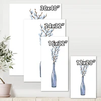 Bunch of Blue Willow Twigs II  Wall Art