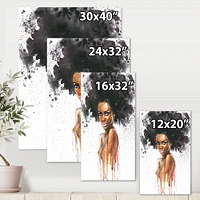 Portrait of African American Woman VII  Wall Art