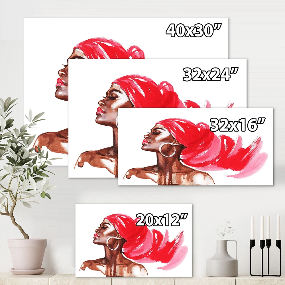 Portrait of African American Woman IX  Wall Art