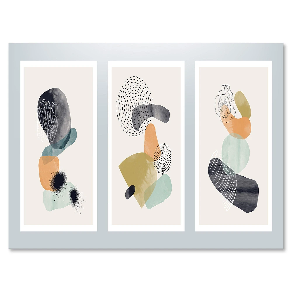 Minimalistic Compostion of Organic Shapes I  Wall Art