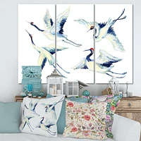 Toile « Asian Crane Bird Impression