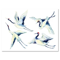 Toile « Asian Crane Bird Impression