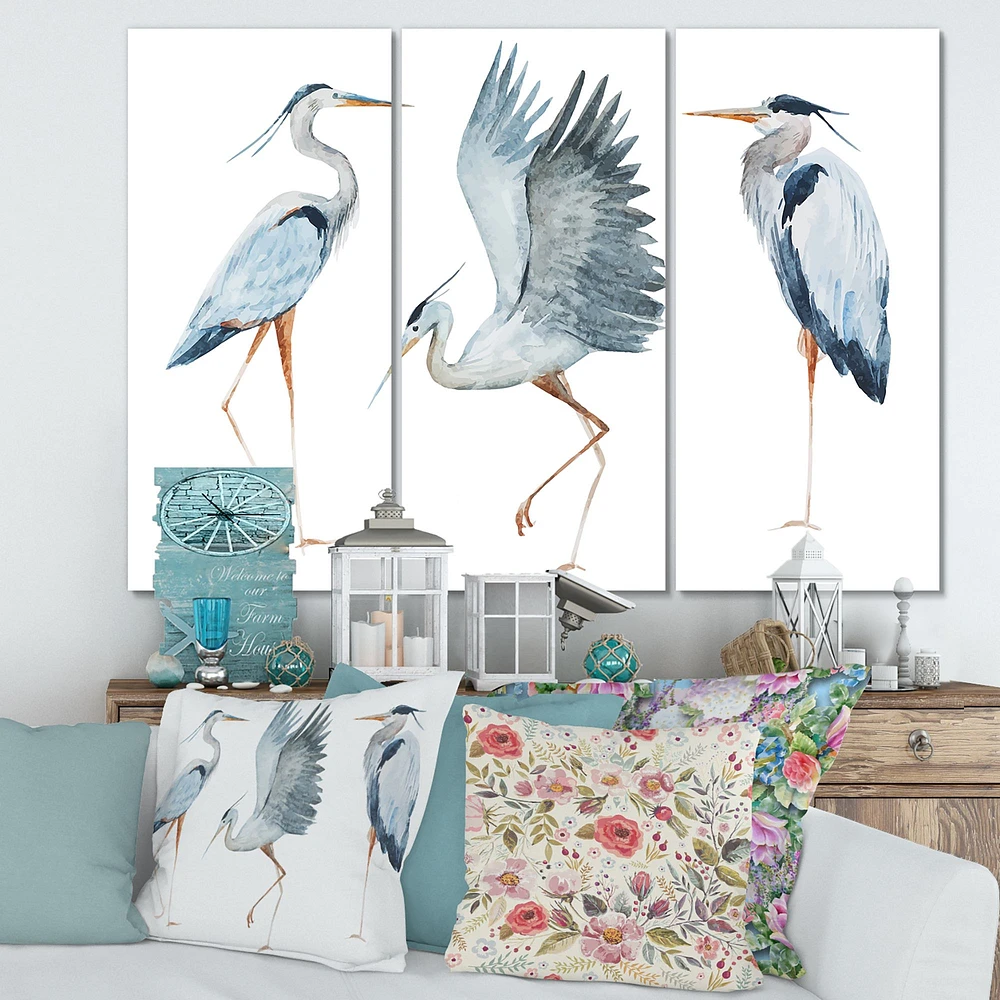 Toile « Heron Birds II