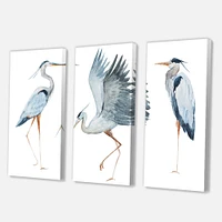 Heron Birds II  Canvas Wall Art