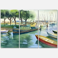 Toile « Boats in Green Spring »