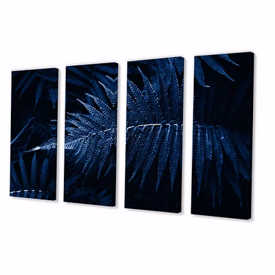 Toile imprimée 5 panneaux « Tropical Leaves The Color of Year 2020 »