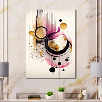 Pink Watercolor Abstract Wall Art