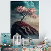 Mountain Top Cherry Blossom IV Wall Art