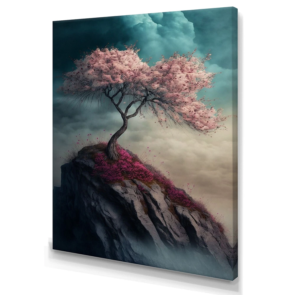 Mountain Top Cherry Blossom IV Wall Art