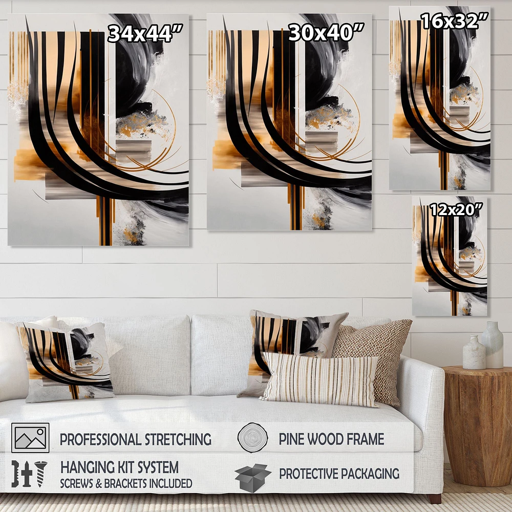 Gold Touch Art Deco Wall