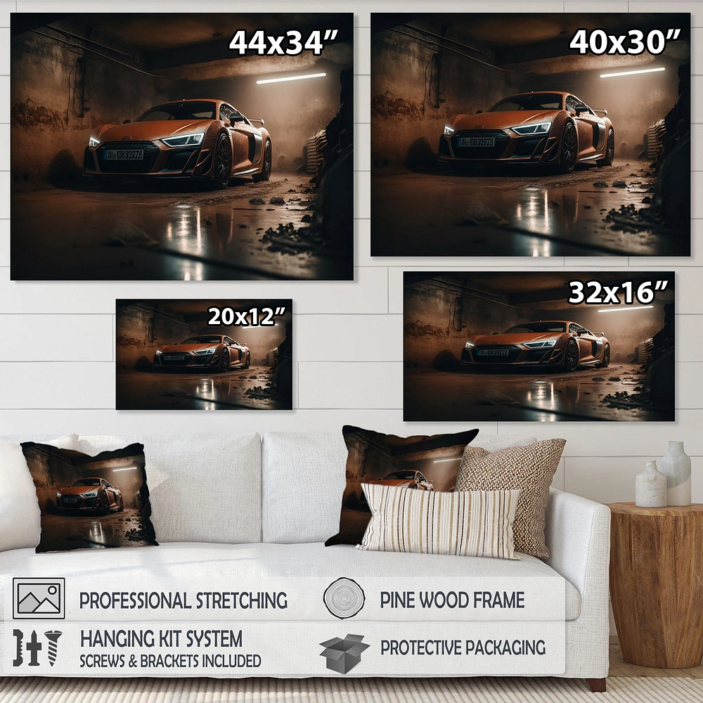 R 8 Exotic Car Photography Wall Art