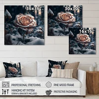 A Blooming Rose Flower Forest Wall Art