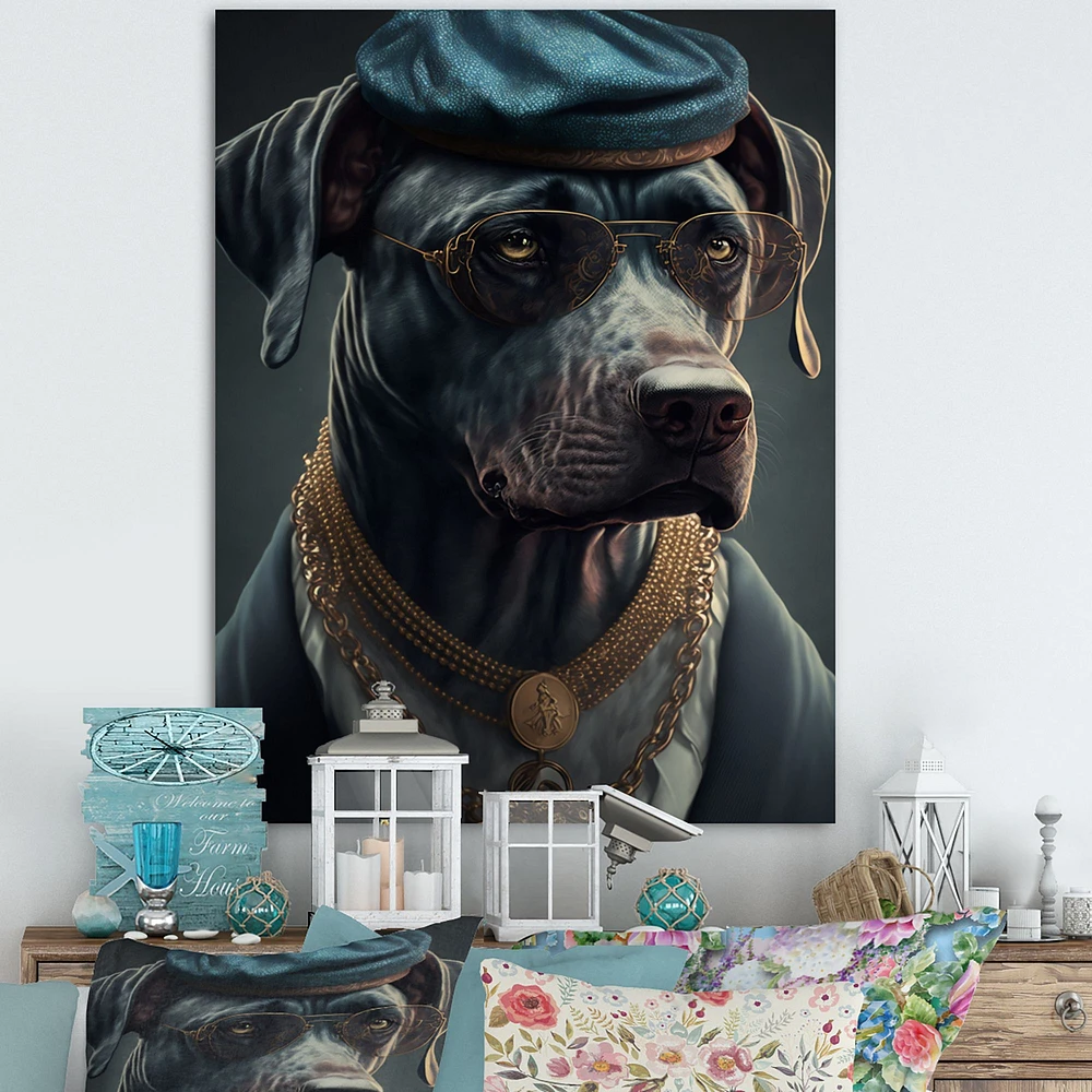 Mafia Dog I Wall Art