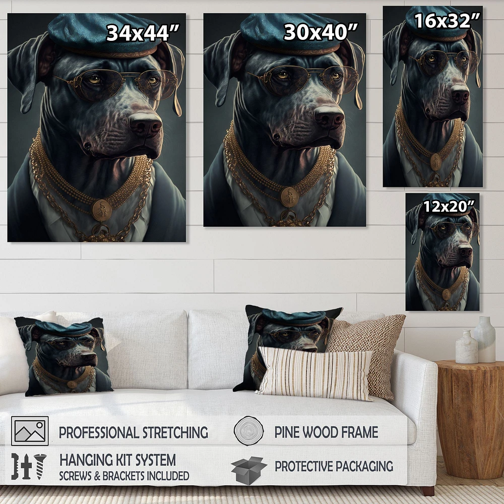 Mafia Dog I Wall Art