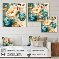 Multi-Color Blooming Flowers V Wall Art