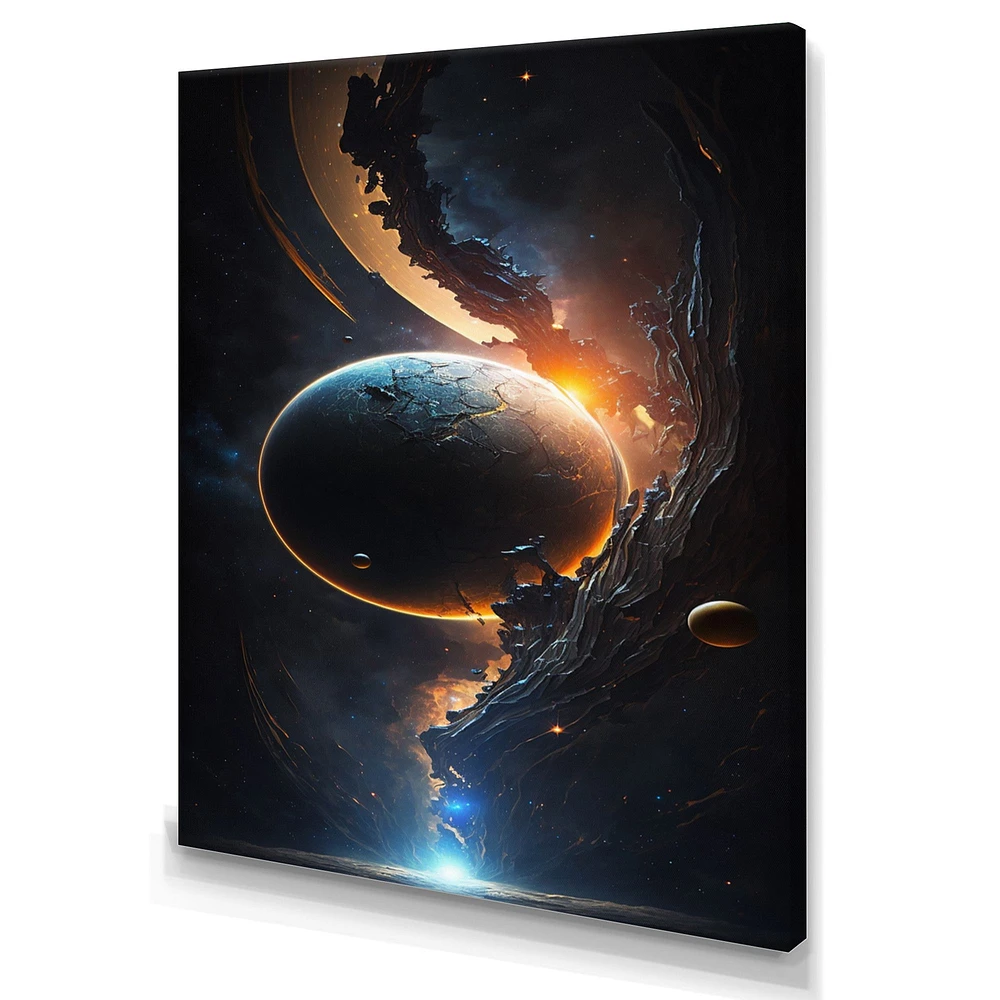 Deep Planet Eclipse V Wall Art