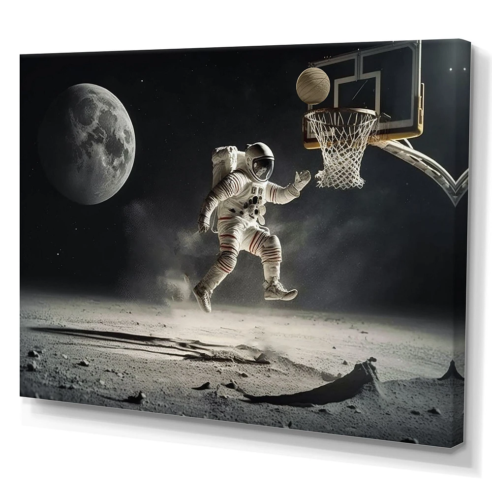 Easy Point On The Moon I Wall Art