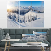 Toile « Winter Mountains Panorama