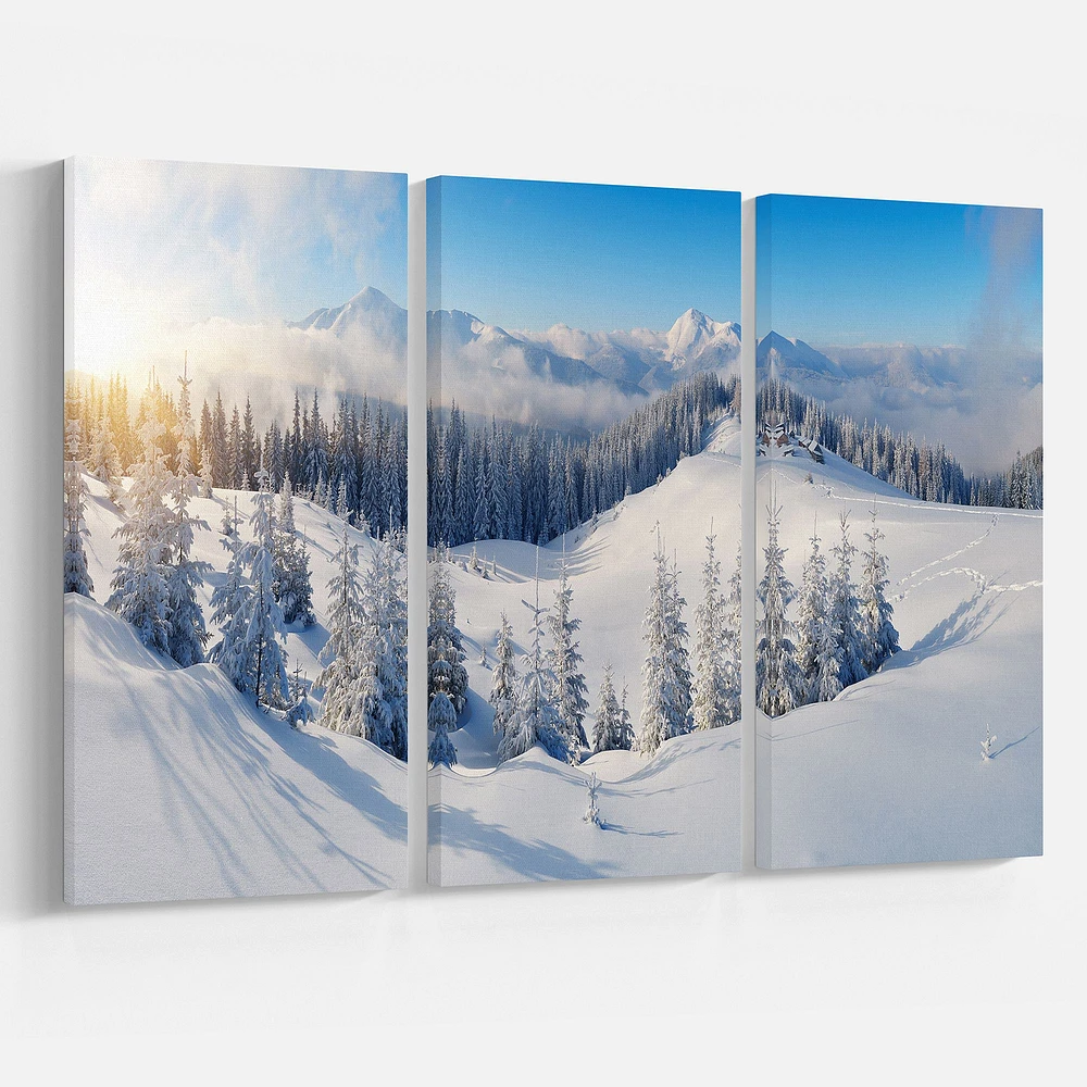 Toile « Winter Mountains Panorama