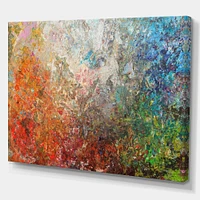 Board Stained Abstract Art  Canvas Print