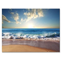 Sea Sunset  Canvas Art Print