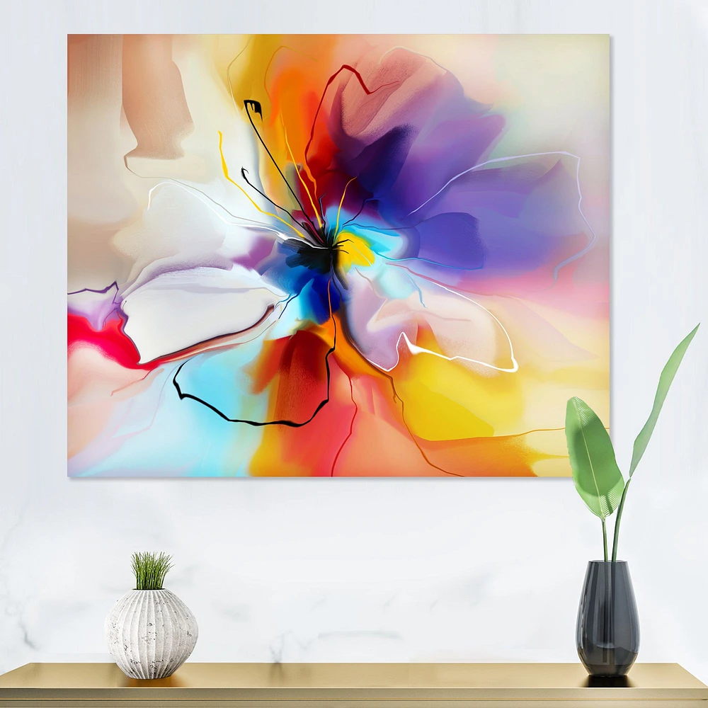 Creative Flower Multiple Colors  Canvas Print