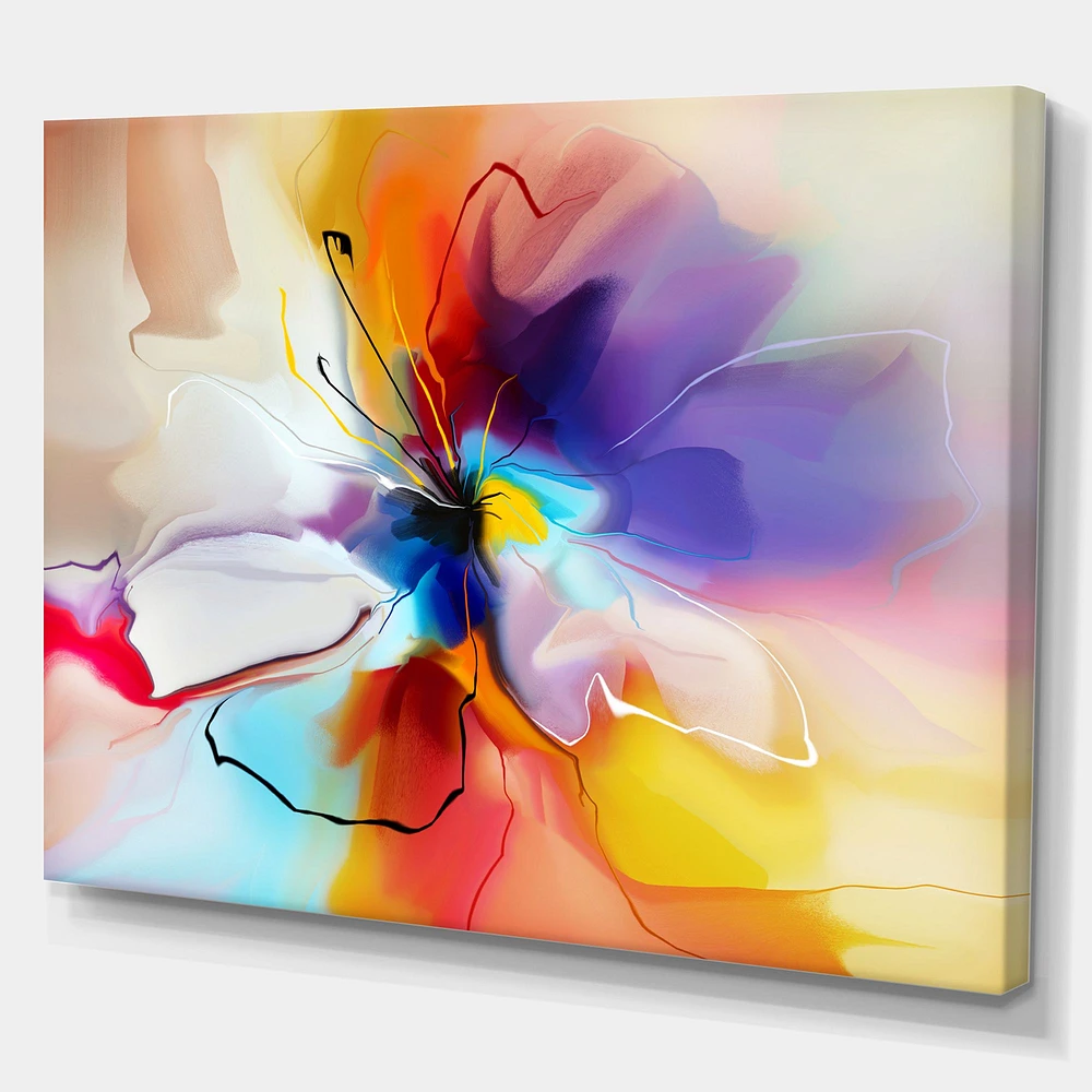 Creative Flower Multiple Colors  Canvas Print