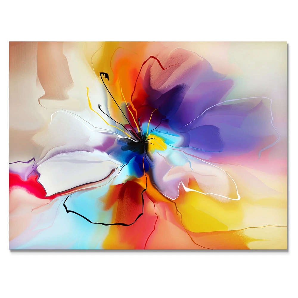 Creative Flower Multiple Colors  Canvas Print