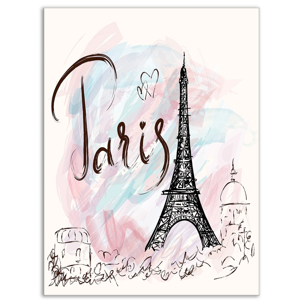 Toile  « with Paris Eiffel Tower »