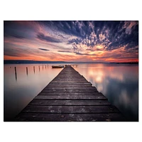 Colorful Sunset Over Lake Wall Art