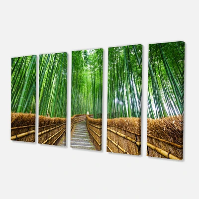 Path to Bamboo Forest  Canvas Wall Art