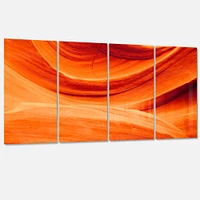 Antelope Canyon Orange Wall  Canvas Print