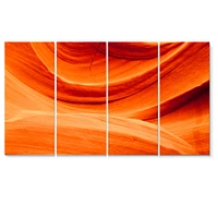 Antelope Canyon Orange Wall  Canvas Print