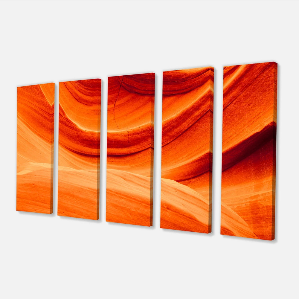 Antelope Canyon Orange Wall  Canvas Print