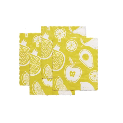 Set of 4-Piece Ricardo Eco Small Reusable Food Wraps