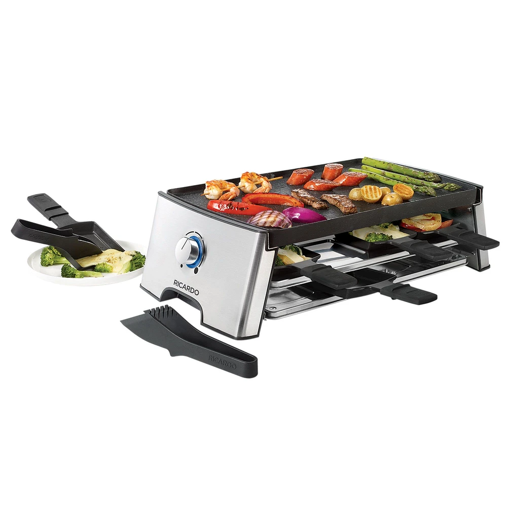 Ricardo Reversible Raclette 8-Person Set