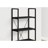 Risen 4-Tier Bookcase -  Black