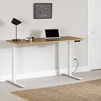 South Shore Furniture Ezra Electric Adjustable Height Standing Desk