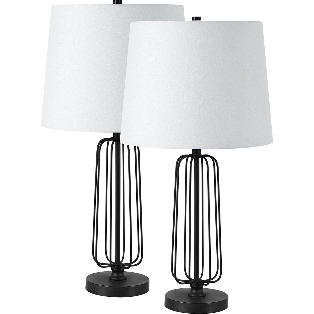 Ensemble de 2 lampes de table « Shadia »