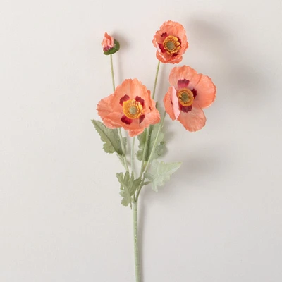 Poppy Stem 6x5x25" - Peach
